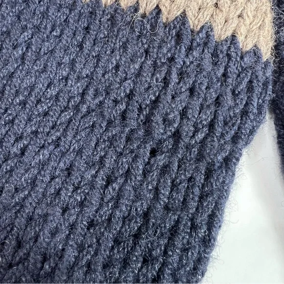 XIRENA Whistler Apres Ski Sweater Alpaca Blend Navy Size Small - Picture 8 of 9
